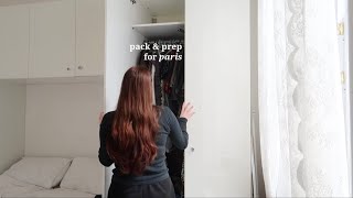 life in glasgow | pack & prep with me for paris