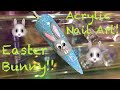  3d acrylic bunny nail   nail art  nail sugar