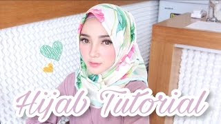 Hijab Tutorial 15 - Square Printed Glow Up Scarf | ayuindriati