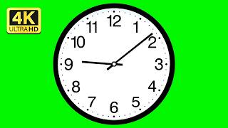 Clock Timelapse Green Screen - Countdown Overlay