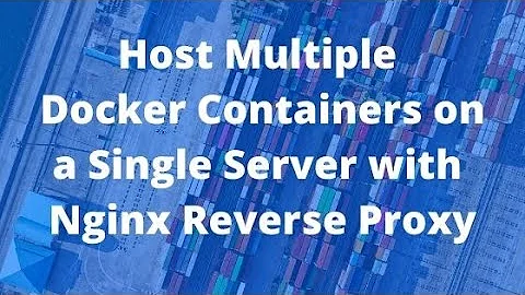 How to Host Multiple Docker Containers on a Single Server with Nginx Reverse Proxy?