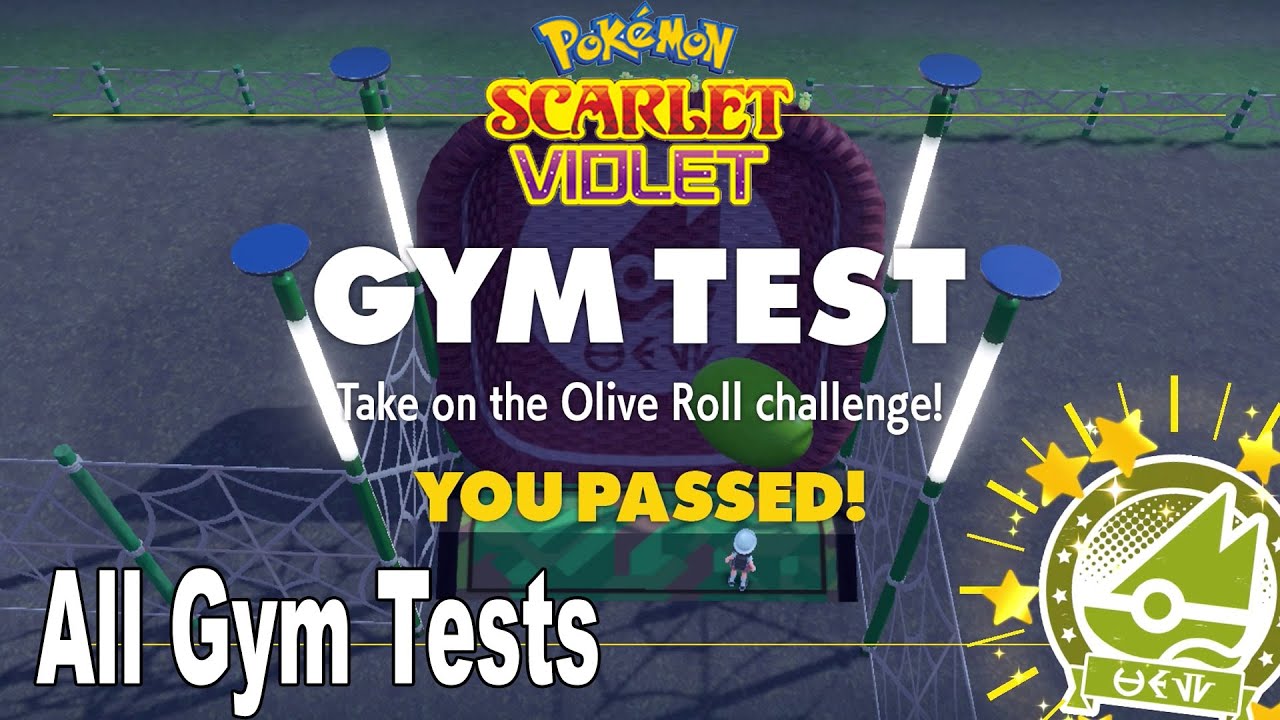 Pokemon Scarlet Violet All Gym Tests [HD 1080P] YouTube