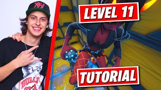 Fortnite - How To Beat "LEVEL 11" Tutorial! - (CIZZORZ DEATHRUN 4.0 MAP)