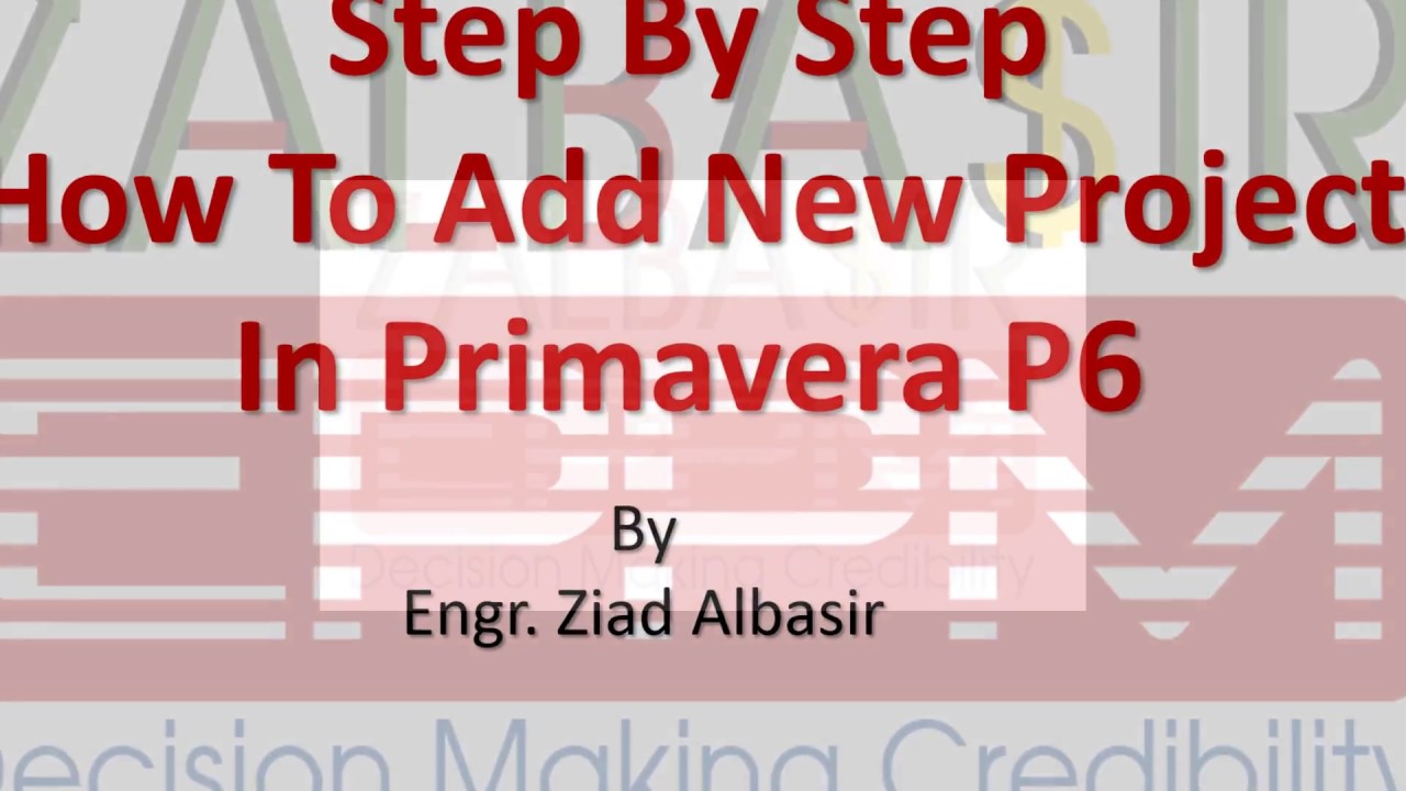 learn step by step primavera p6 pdf