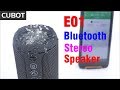 CUBOT E01 Bluetooth Stereo Speaker---Beating with music