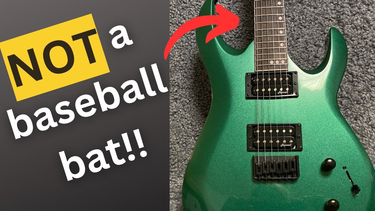 Harley Benton R-446 Green Metallic - FINALLY a Slim Neck! - YouTube
