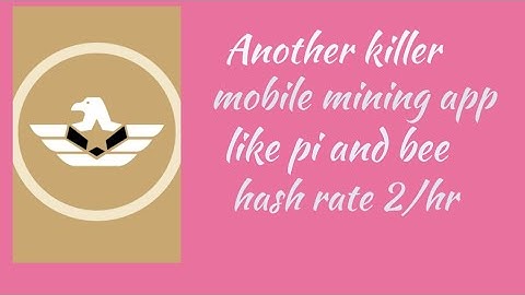 Eagle network mobile mining app like pi and bee