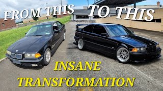 BUILDING A BMW E36 Coupe In 10 Minutes!