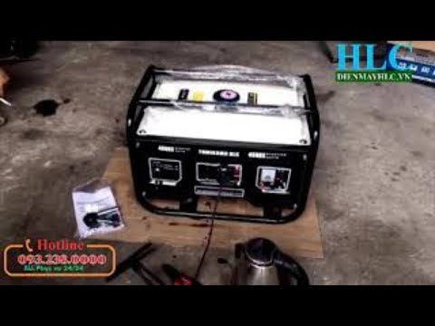 Video giới thiệu máy phát điện chạy xăng Tomikama 4500s tại Bắc Ninh