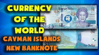 Currency of the world - Cayman Islands. New commemorative $1 banknote 2020