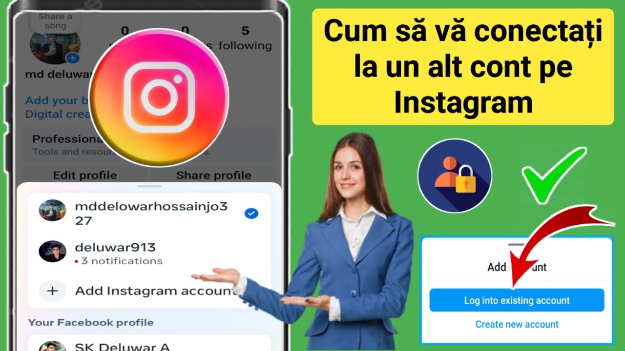 Cum să vă conectați la un alt cont pe Instagram (2024).