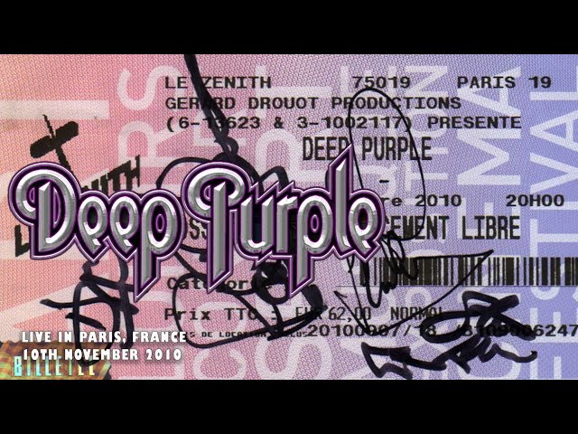 Deep Purple – Live In Paris, France (10th November 2010) FULL
