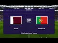 PES 2021 QATAR VS PORTUGAL FIFA WORULD CUP Qatar2022 GAMEPLAY PC