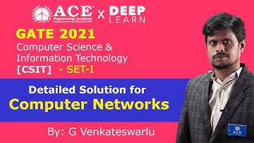 GATE 2021 CSIT - SET 1 DETAILED SOLUTIONS FOR COMPUTER NETWORKS
