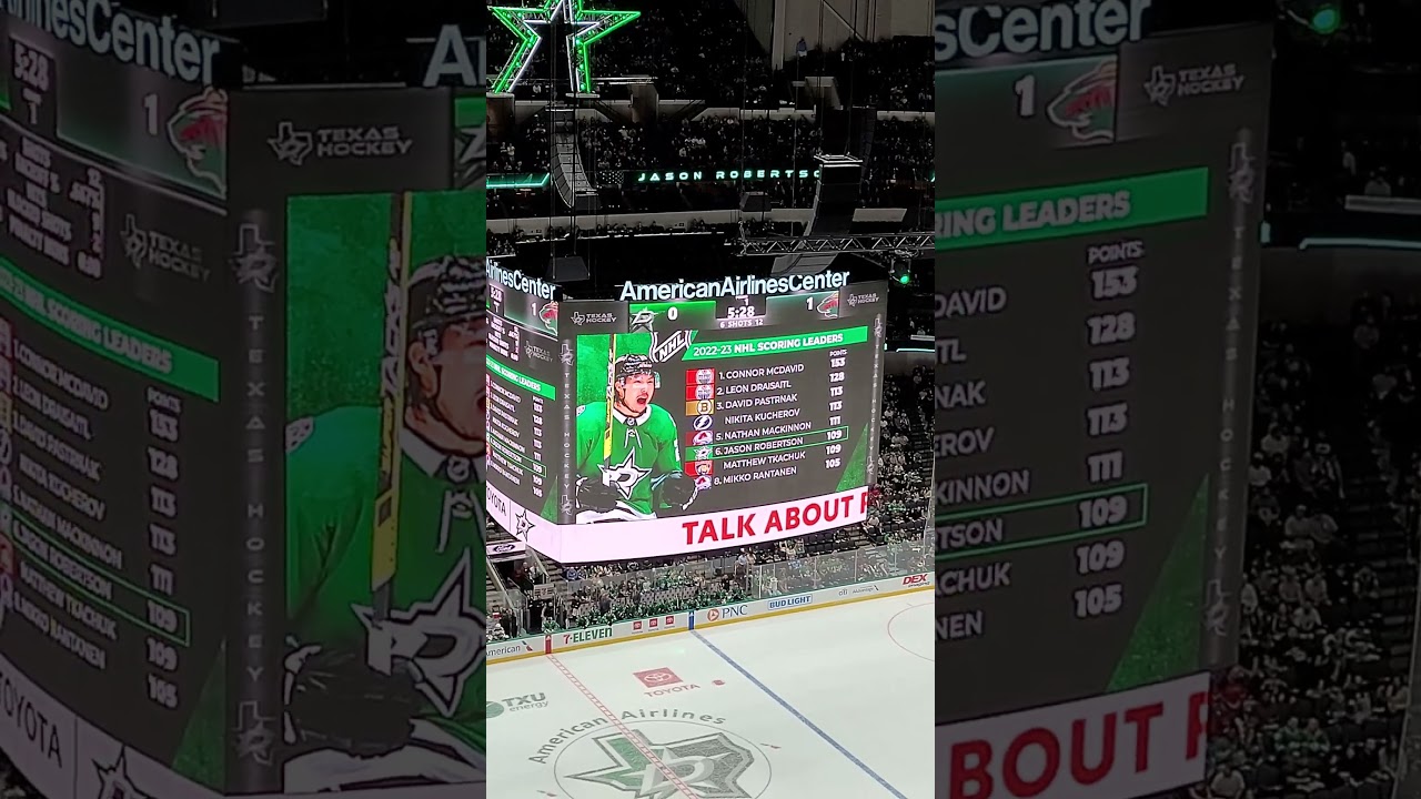 Dallas Stars New Scoreboard 🔥🏒