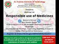 Webinar on Responsible use of Medicine