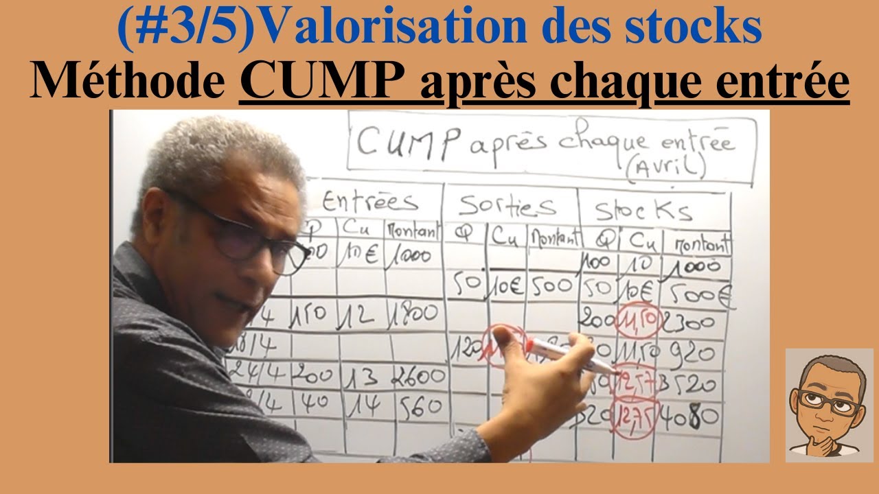 (#3/5) Valoriser les stocks (CUMP après chaque entrée)... Simplement.