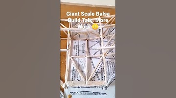 Giant Scale Balsa Build - Airspeed Envoy More Work