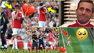 💔Granit Xhaka’s EMOTIONAL FAREWELL As He Gets Subbed | Xhaka Almost In Tears | Arsenal 5-0 Wolves