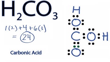 H2CO3  Lewis Structure: How to Draw the Lewis Structure for Carbonic Acid