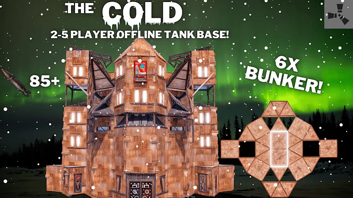 THE COLD•2-5 PLAYERS BUNKER BASE DESIGN•HIDDEN LOOT•ONLINE & OFFLINE PROTECTION•CHEAP•RUSTBASE 2024