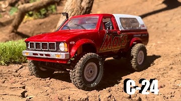 RC Wpl C24 OFF ROAD Dirt Hill Climb!  🚗