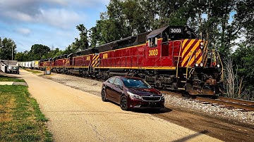 AVR Engine Lashup & Trio SD45s! HUGE Sand Trains on the SWP Railroad