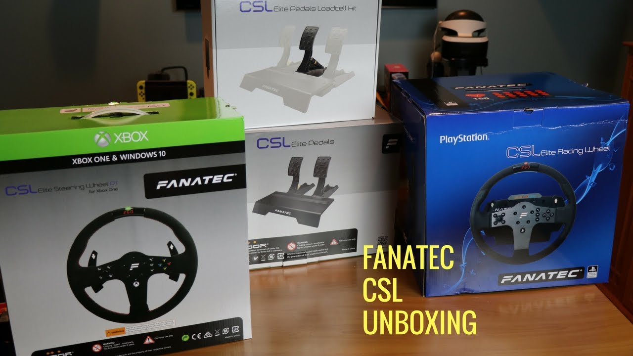 Massive Fanatec CSL Elite Unboxing