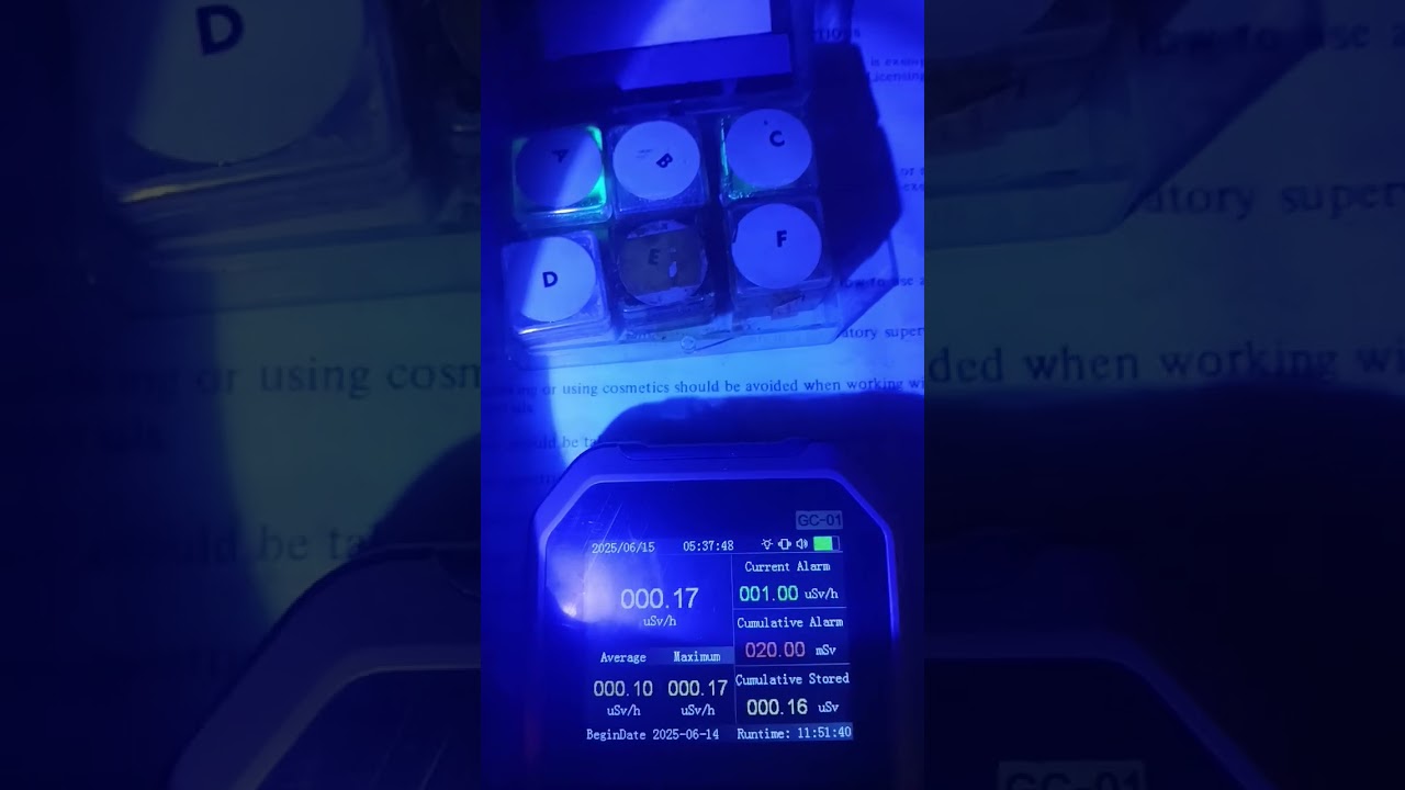 In the 1980s, schools had uranium to play with, uranyl nitrate, uranyl sulfate, thorium