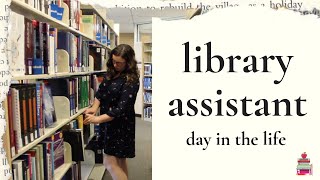 Day in the Life of a Library Assistant | Hospital Library