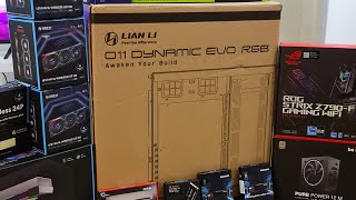 Our new Gaming PC is Finally Here!!! Lian Li Fans With LCD Screen #rgb #lianli #mancave #gamingpc