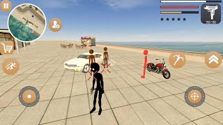 Stickman Rope Hero 2 Drive Around The City (Naxeex LLC) Android Gameplay HD screenshot 3