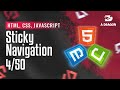 04 . Sticky Navigation (HTML, CSS, JAVASCRIPT)