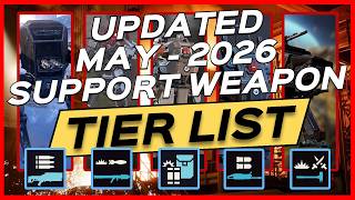 HELLDIVERS 2 | THE BEST & HONEST AUTOMATONS SUPPORT WEAPON TIER LIST