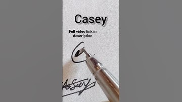 Signature Design |Casey| #shorts #signature #signaturesignings