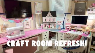 Craft Room Refresh!!