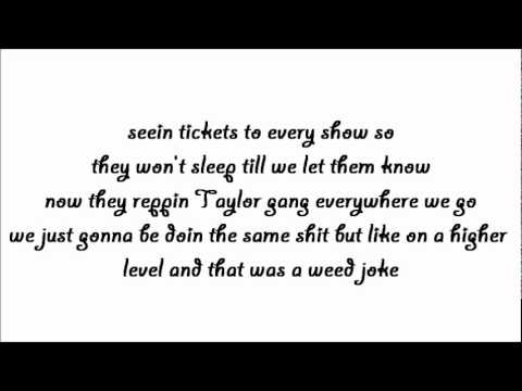 Wiz Khalifa - Damn It Feels Good To Be A Taylor (Official Lyrics Video)