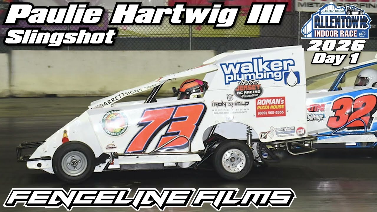 Paulie Hartwig III Slingshot Day 1 Allentown Indoor Auto Race 2026