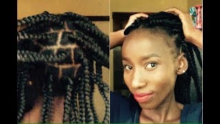 How To Box Braid Rubber Band Method Wont Pull Your Hair