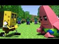 Minecraft Bob Esponja fazendo várias brincadeiras e atrapalhadas kkkkk