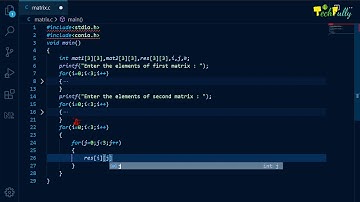 Matrices Multiplication Program In C Language | Explain In Hindi By Nirbhay Kaushik