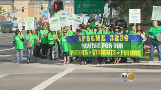 Thousands Of UC Hospital Workers Go On 3-Day Strike As Contract Talks Stall