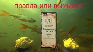 Анисовое масло - реакция рыбы,стоит ли добавлять,подводная съемка