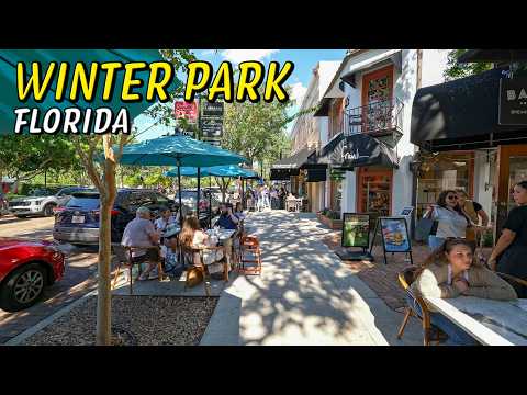 Winter Park Florida Downtown Walk | Park Avenue & Central Park