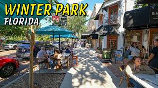 Winter Park Florida Downtown Walk Park Avenue Central Park