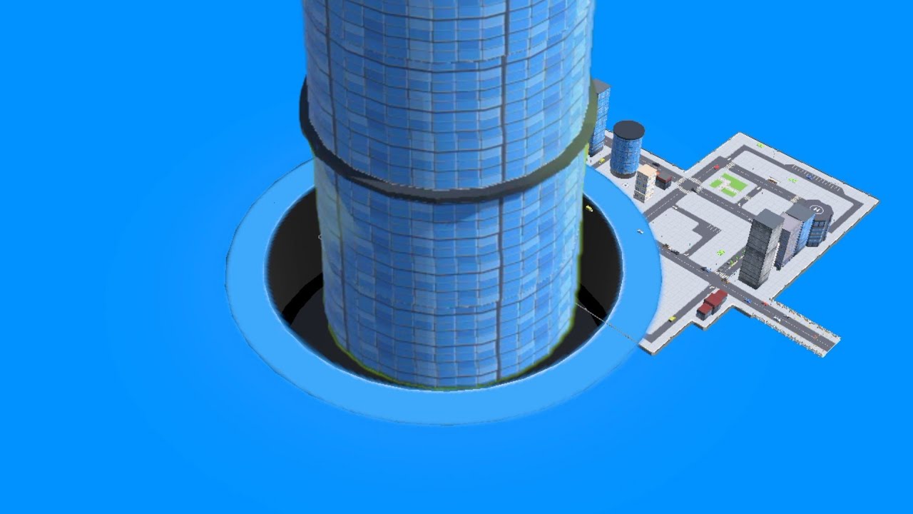 Hole.io - Epic Biggest Hole Gameplay Walkthrough Android iOS #43