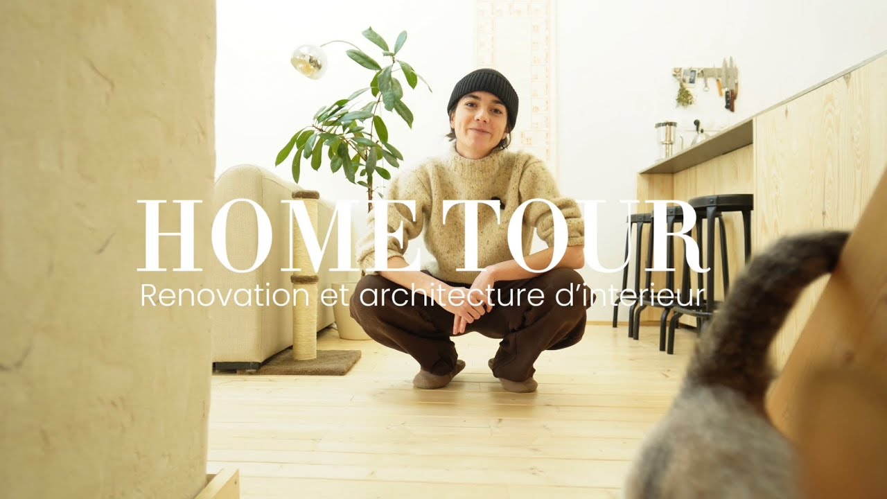 HOME TOUR - j’ai construit mon appartement et mon studio de tatouage privé