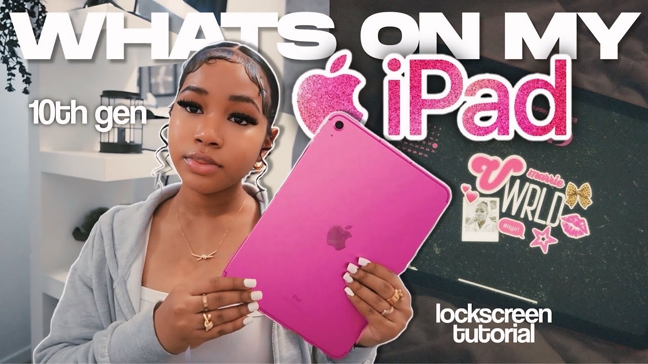 WHAT’S ON MY IPAD 2025 | *10th gen* wallpaper tutorial, ios 18, app recommendations