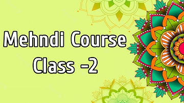 Mehndi Class -2/How to learn mehndi for beginners/circle practice/mehndi class/how to learn henna