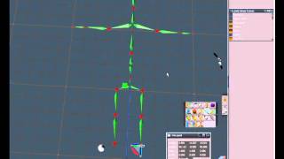 trueSpace 7.6 rigging tutorials Pt13b